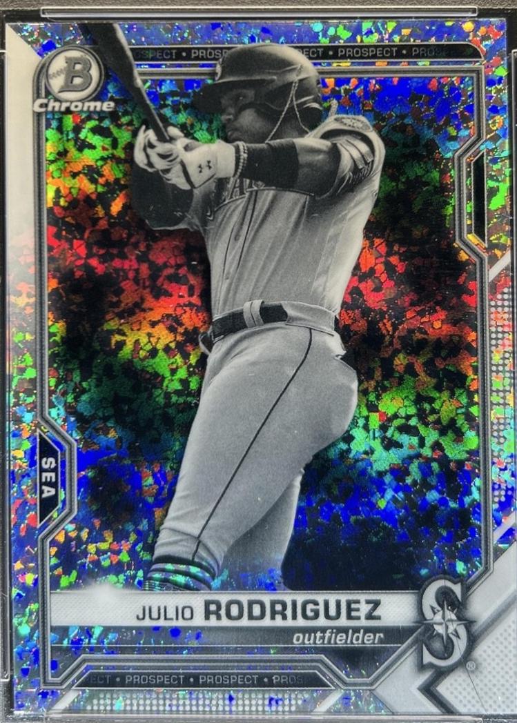 Julio Rodriguez [Black Shimmer Refractor] #BCP-231