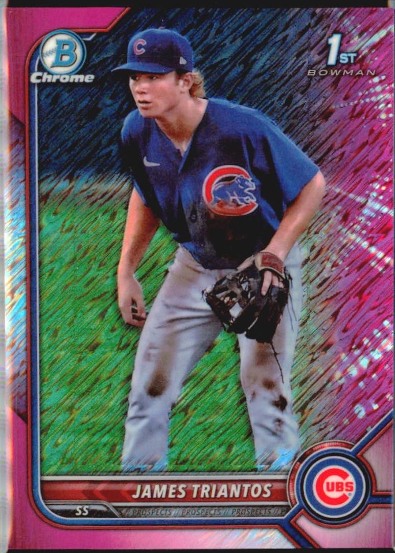 James Triantos [Fuchsia Pink Shimmer Refractor] #BCP-208