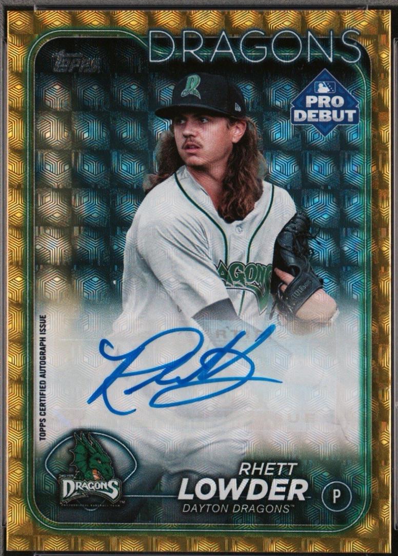 Rhett Lowder [FoilFractor Autograph] #PD-92