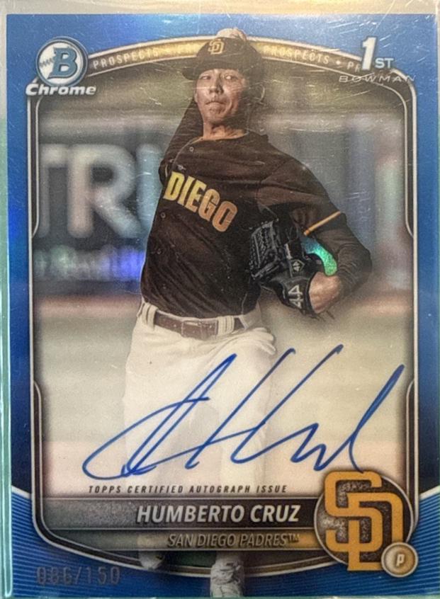 Humberto Cruz [Blue Mojo Refractor] #CPA-HC