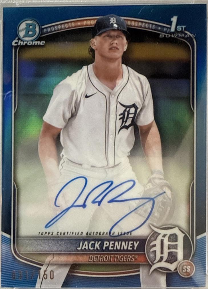 Jack Penney [Blue Mojo Refractor] #CPA-JPY