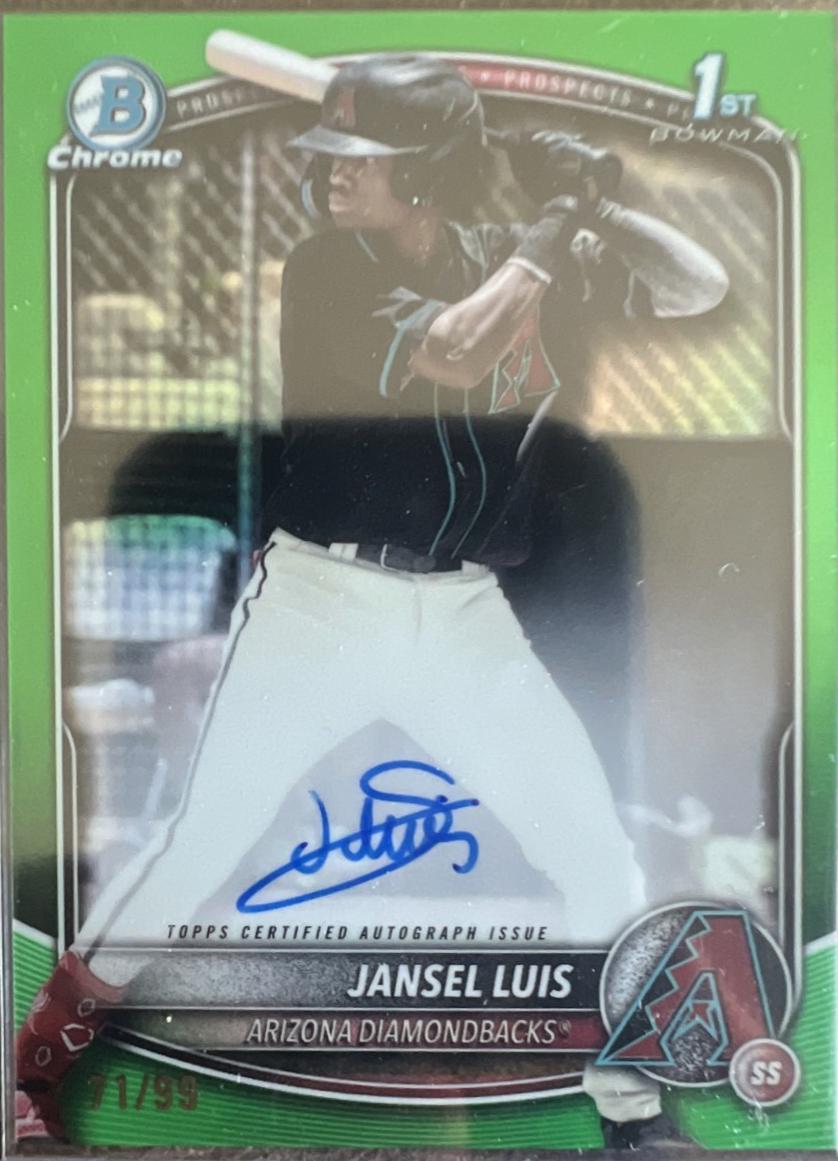 Jansel Luis [Green Mojo Refractor] #CPA-JLU