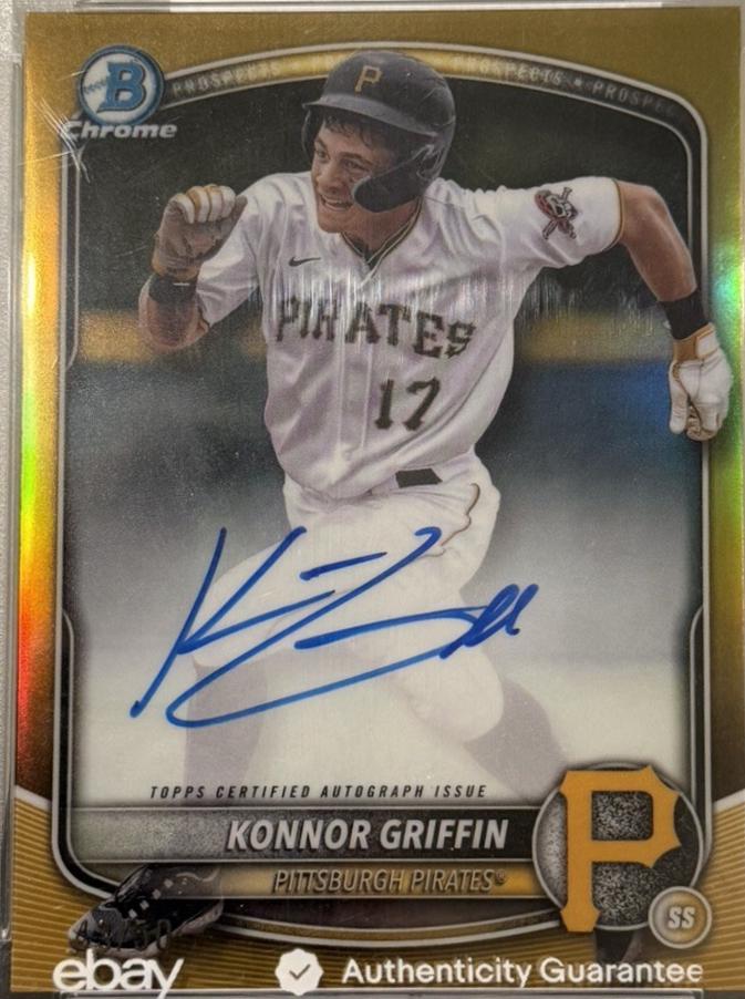 Konnor Griffin [Gold Mojo Refractor] #CPA-KG