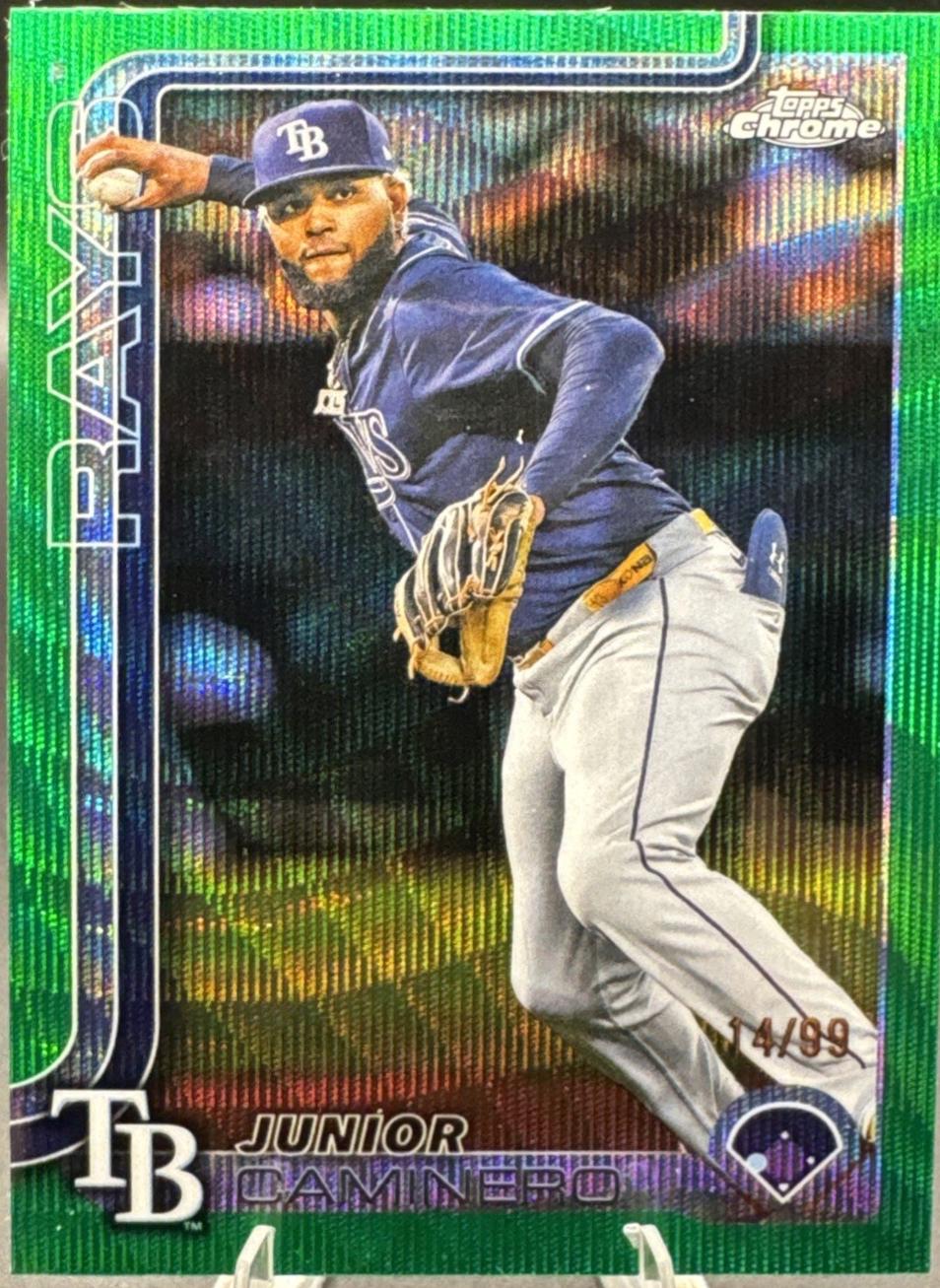 Junior Caminero [Green Wave Refractor] #USC109