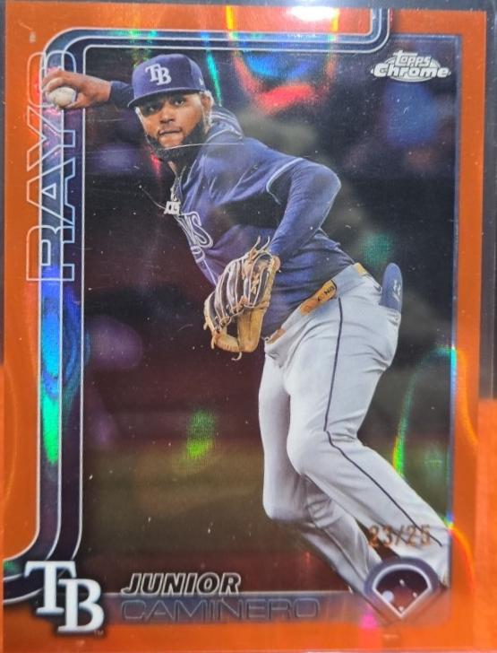 Junior Caminero [Orange Lava Refractor] #USC109
