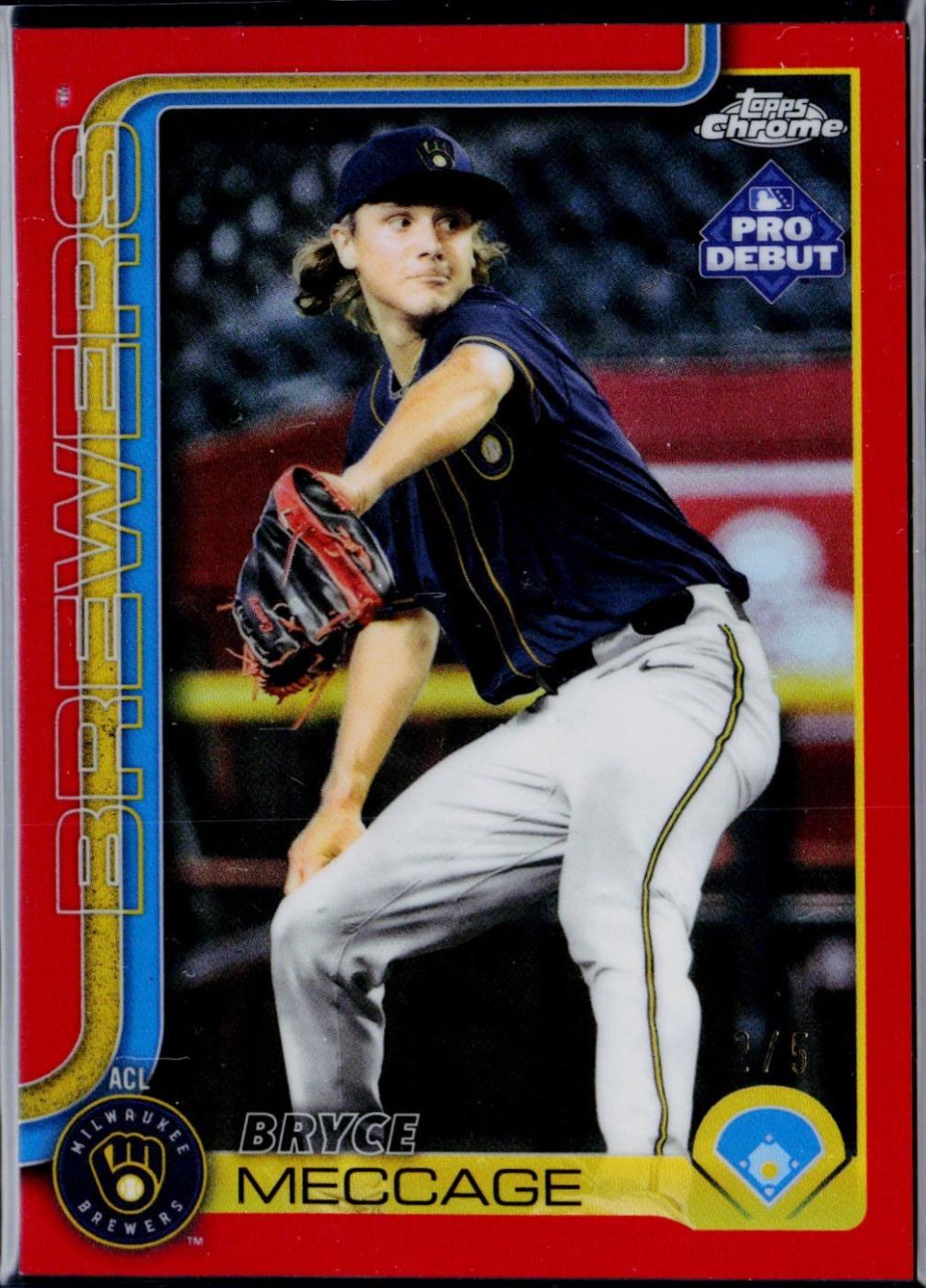 Bryce Meccage [Red Refractor] #PDC-38