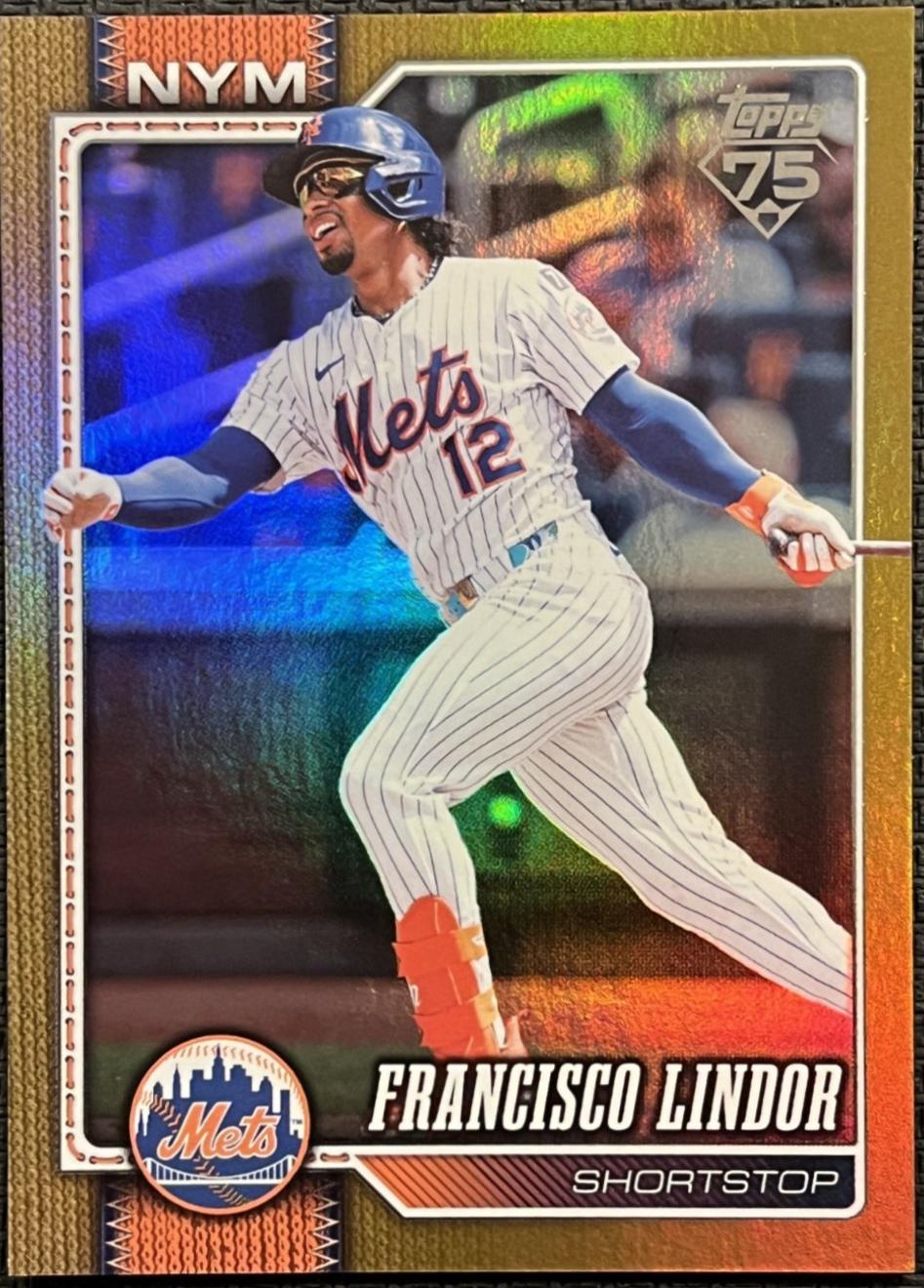 Francisco Lindor [Gold Holo] #123