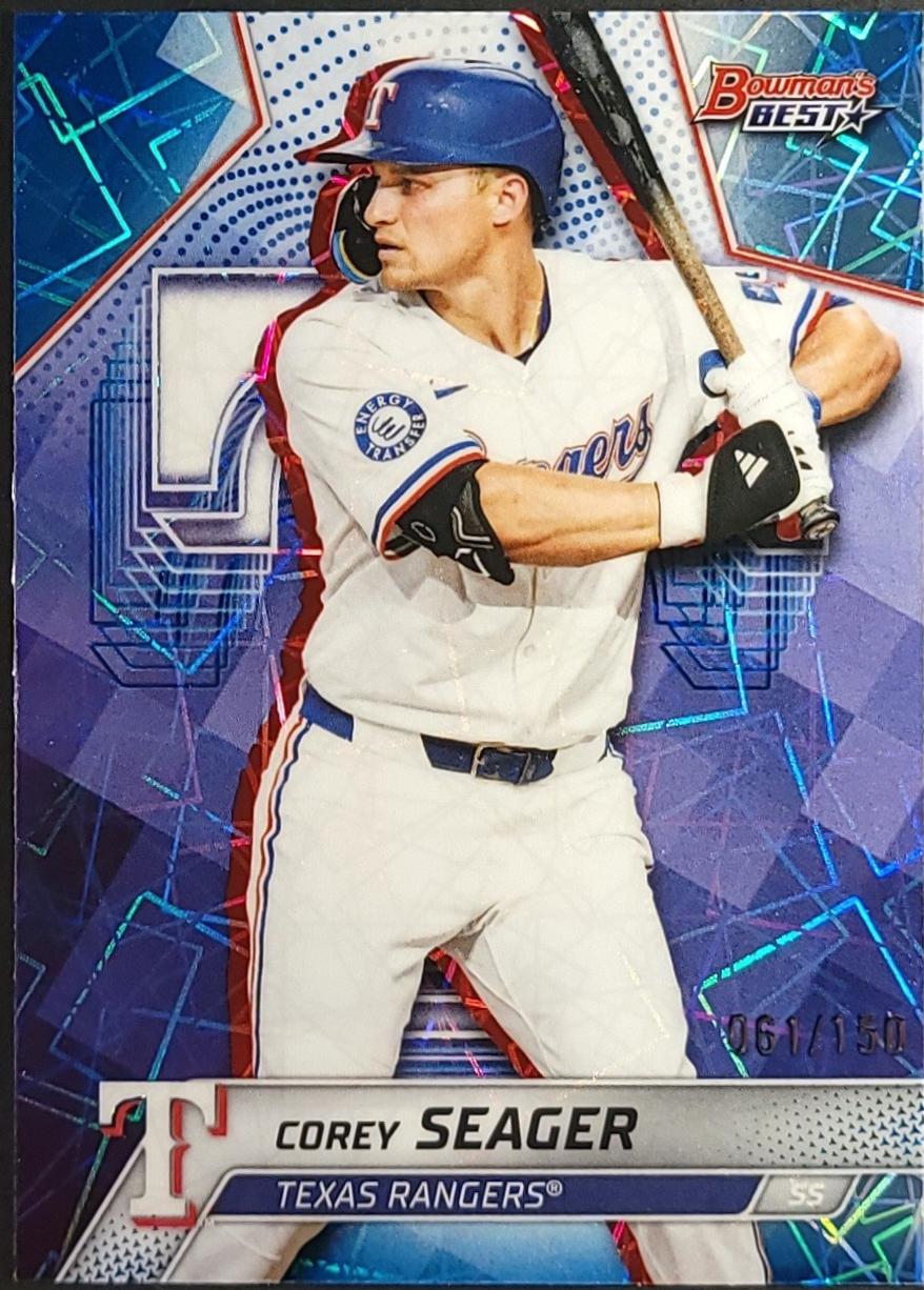 Corey Seager [Blue Lazer Refractor] #1