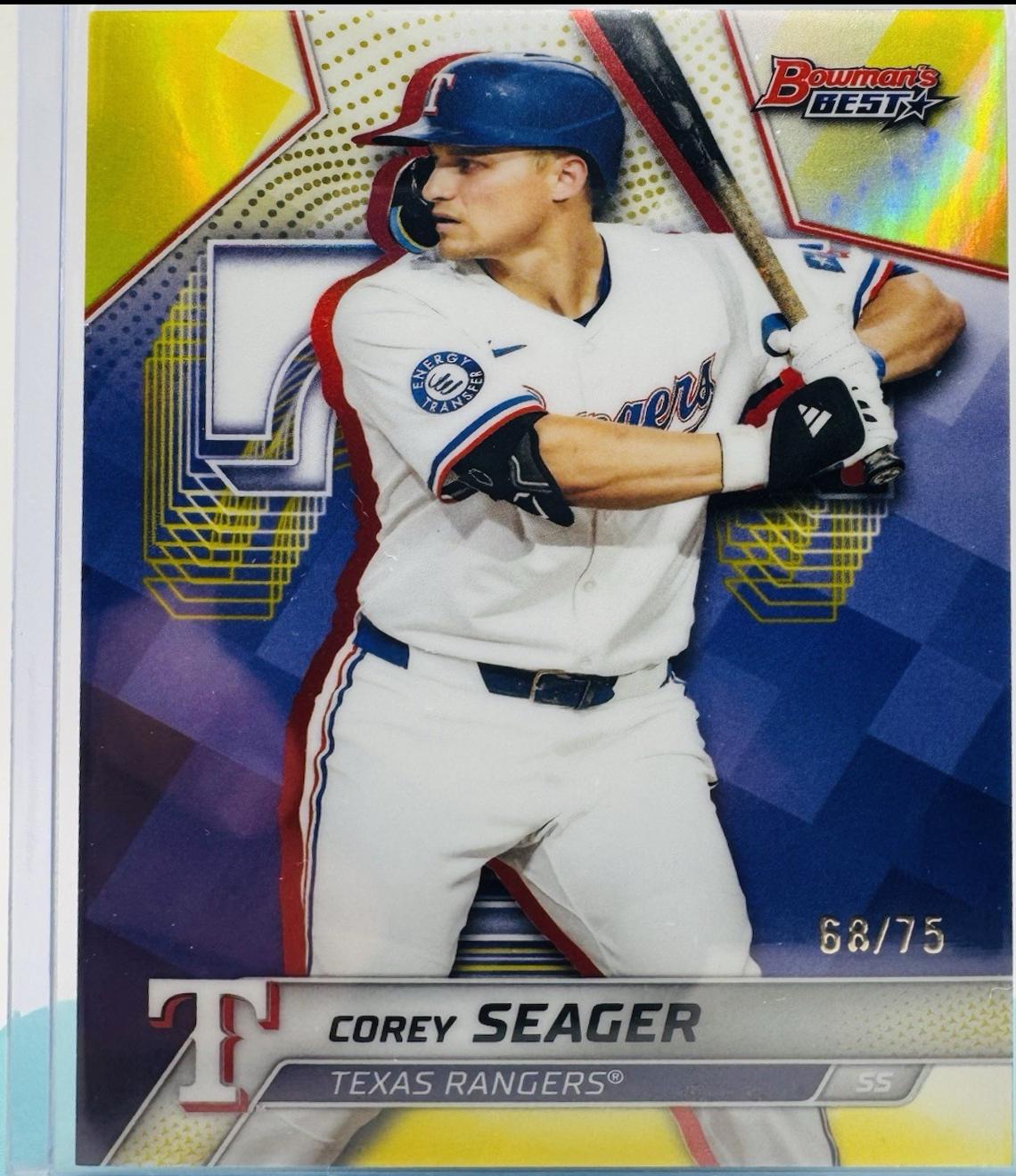 Corey Seager [Yellow Refractor] #1