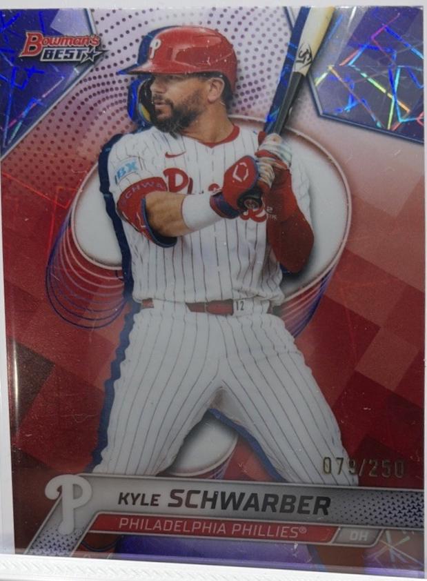 Kyle Schwarber [Purple Lazer Refractor] #56