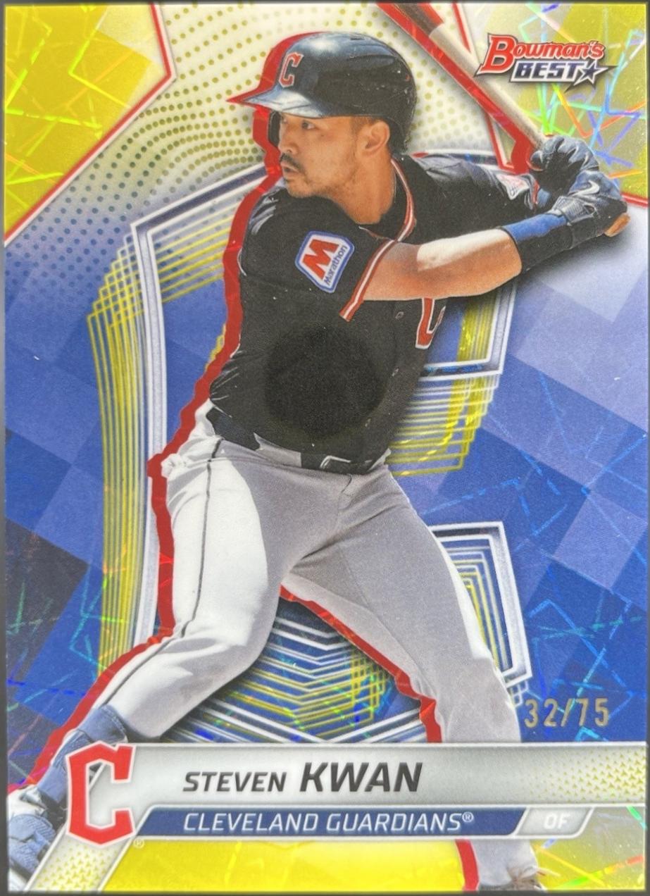 Steven Kwan [Yellow Lazer Refractor] #61