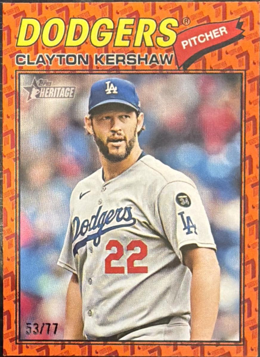 Clayton Kershaw [Color Of The Year Orange] #190