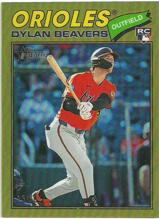Dylan Beavers [Gold Bordered Chrome] #48