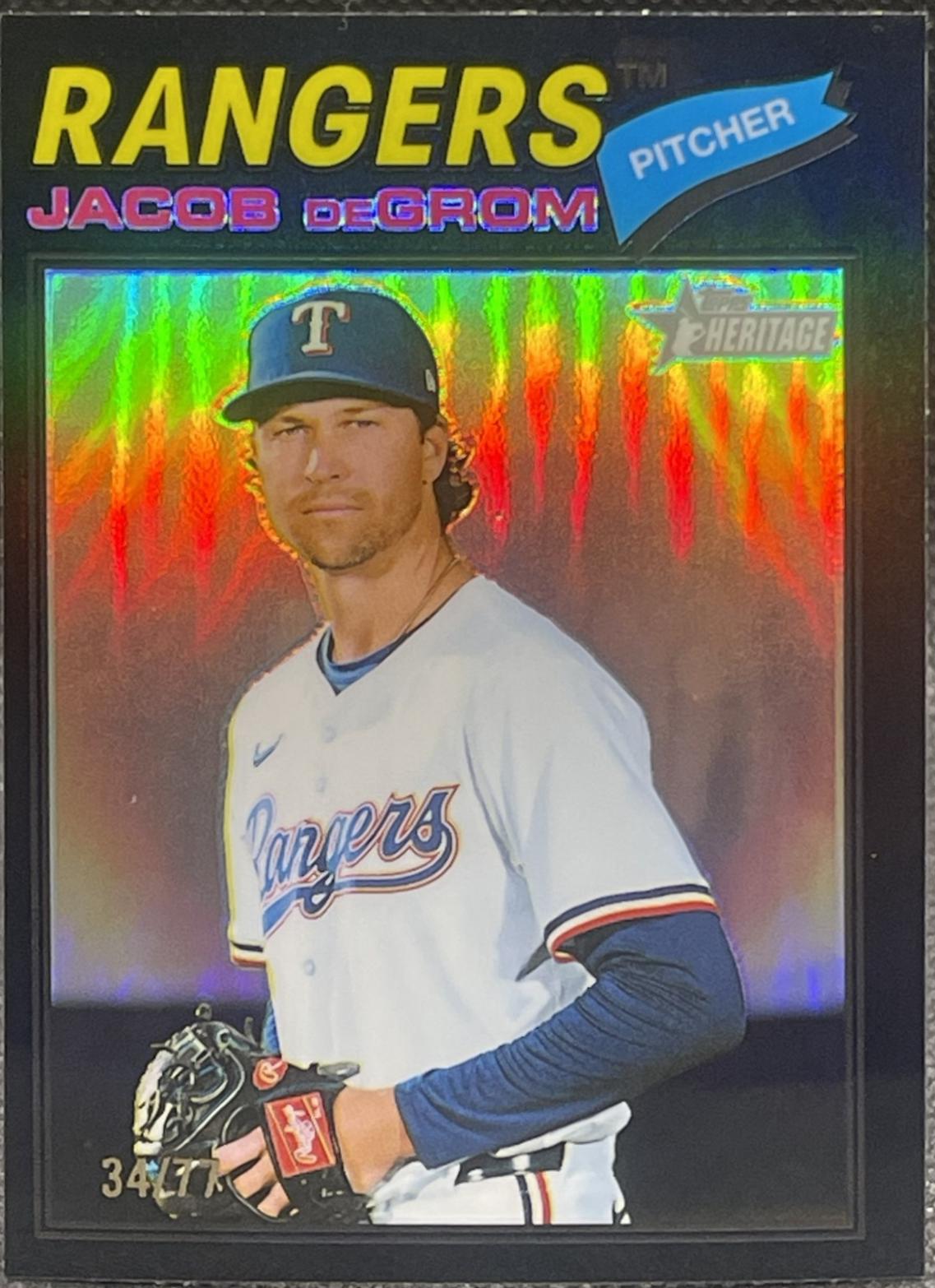 Jacob deGrom [Black Bordered Chrome] #98