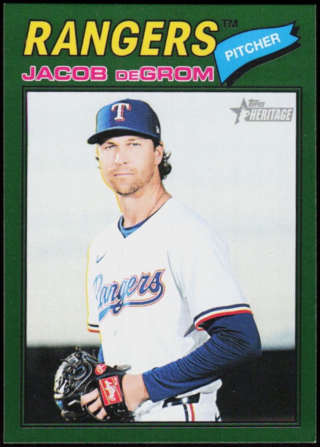 Jacob deGrom [Dark Green Bordered] #98