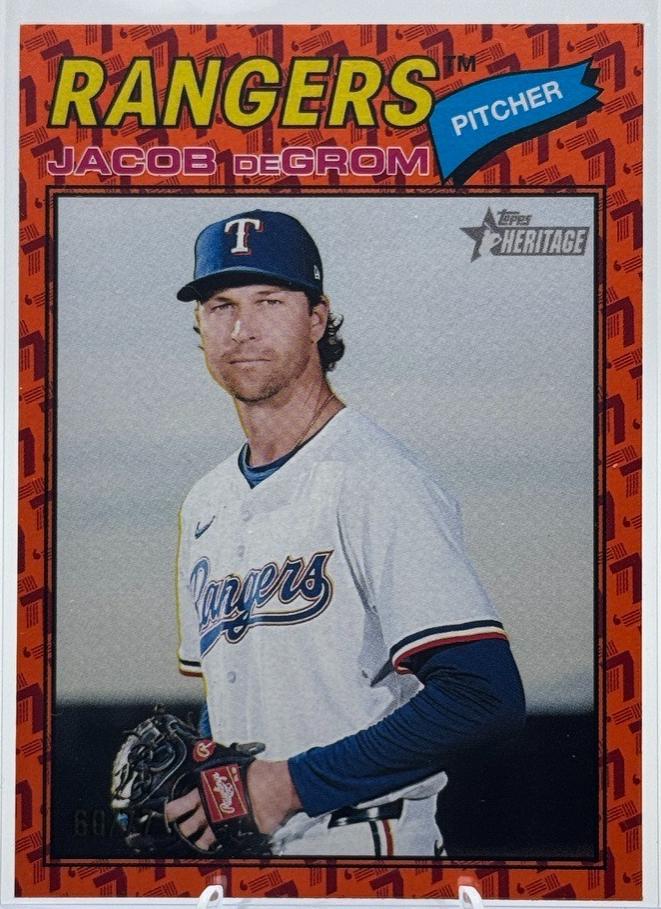 Jacob deGrom [Orange Bordered Chrome] #98