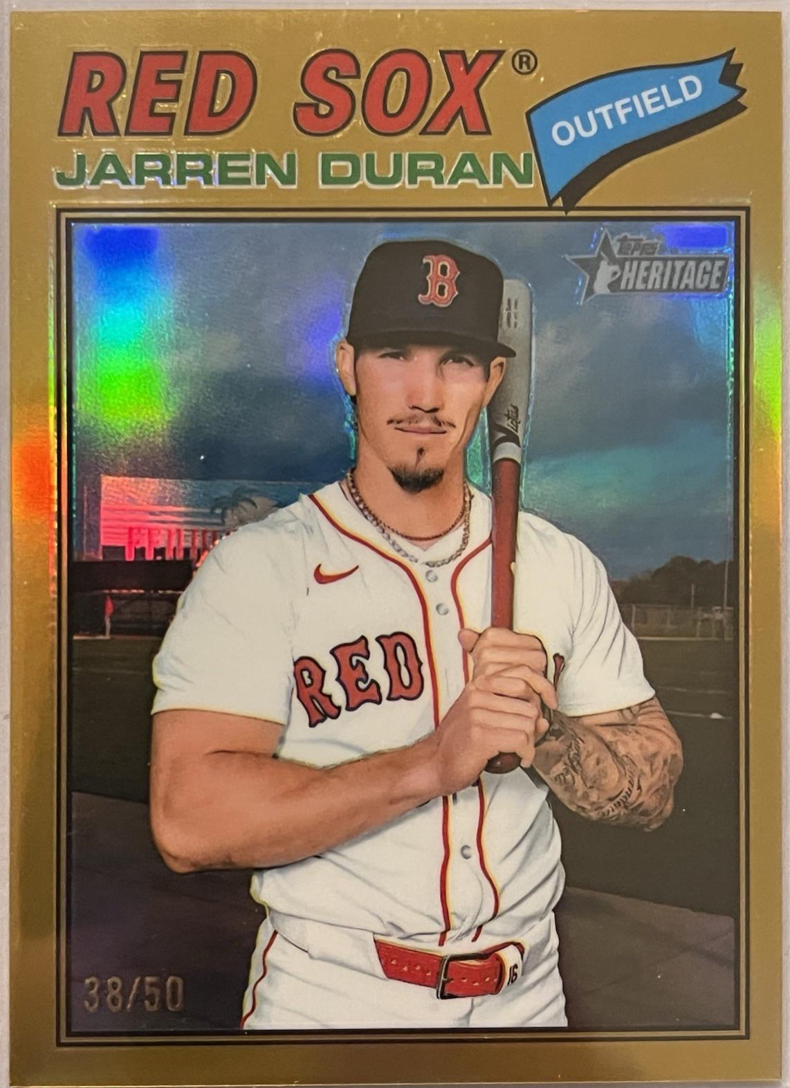 Jarren Duran [Gold Bordered Chrome] #15