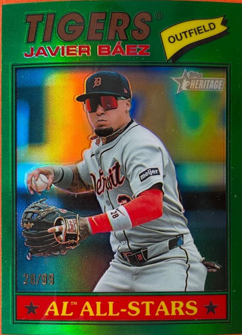 Javier Baez [Green Bordered Chrome] #107