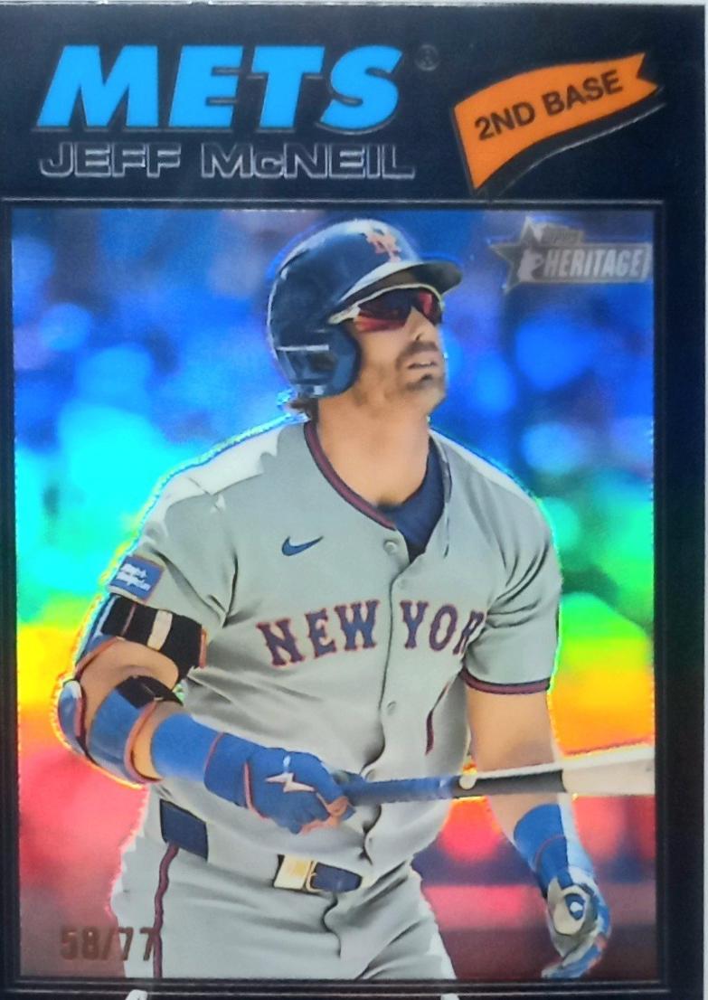 Jeff McNeil [Black Bordered Chrome] #54