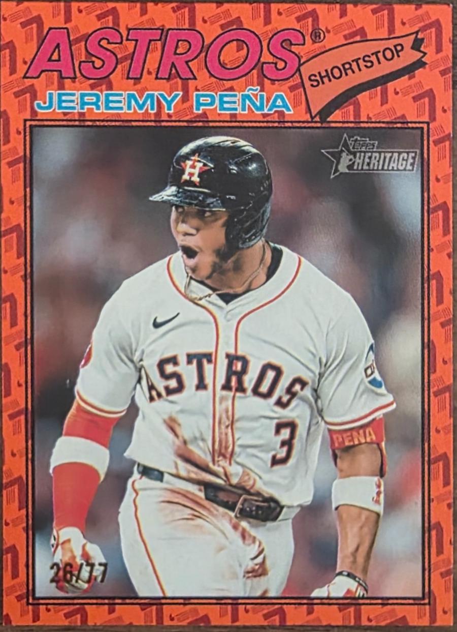 Jeremy Pena [Color Of The Year Orange] #283