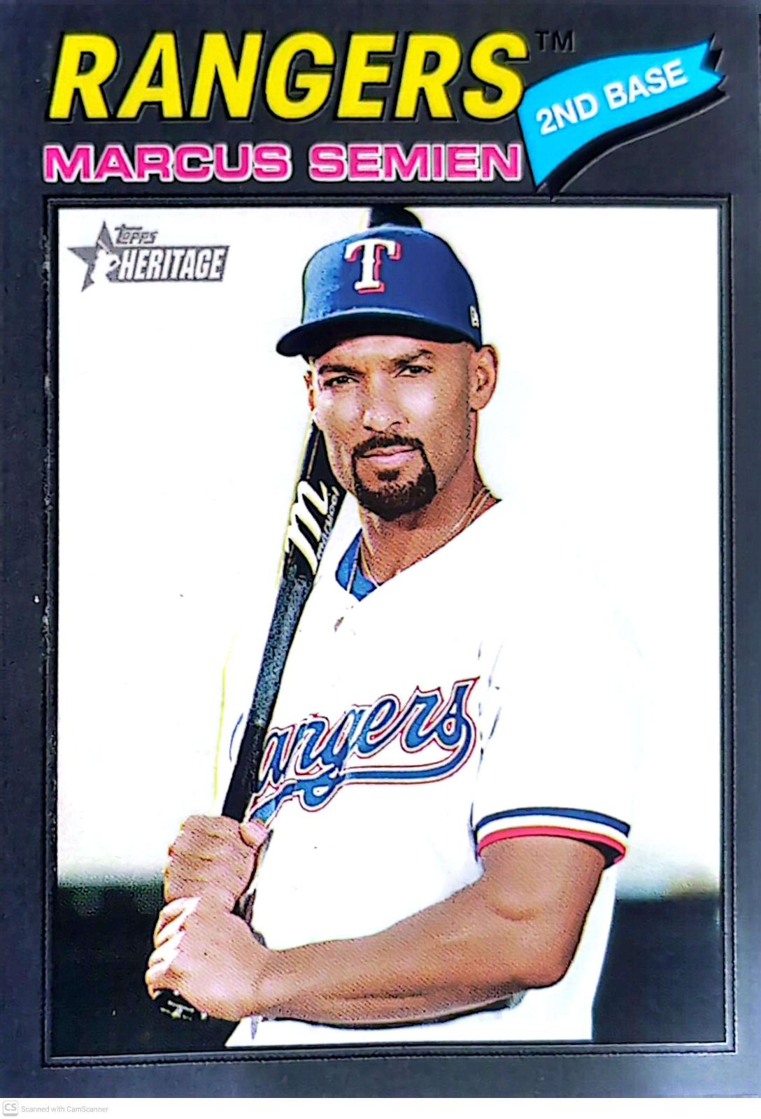 Marcus Semien [Dark Gray Bordered] #366