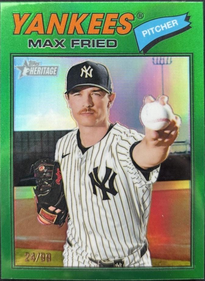 Max Fried [Green Bordered Chrome] #130