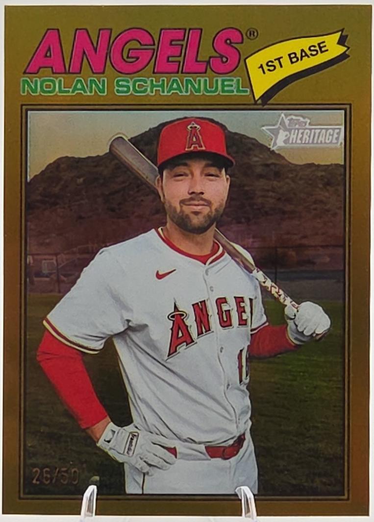 Nolan Schanuel [Gold Bordered Chrome] #117