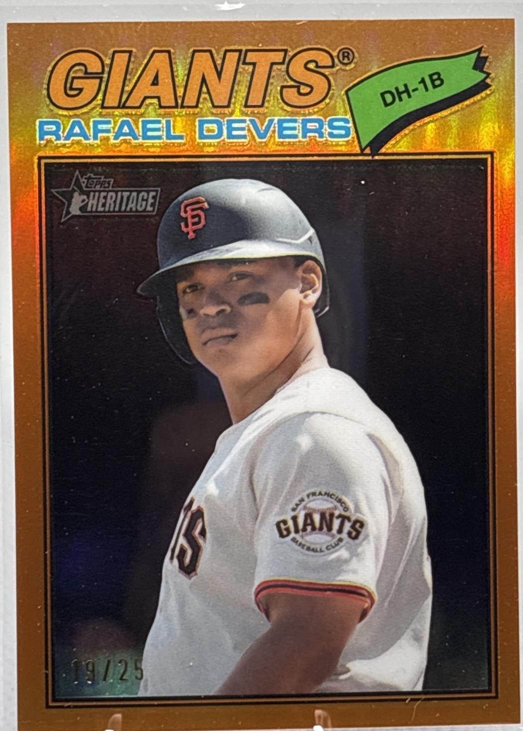 Rafael Devers [Orange Bordered Chrome] #62