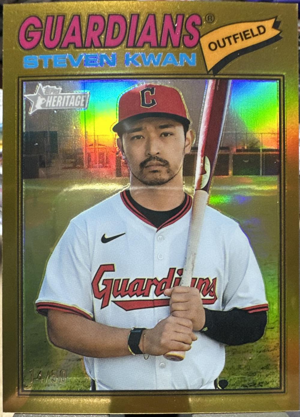 Steven Kwan [Gold Bordered Chrome] #139