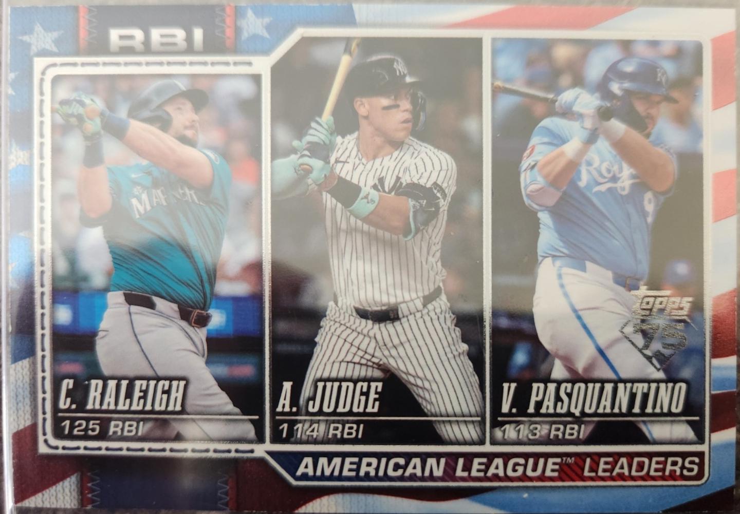 American League Leaders RBI [Independence Day] #211