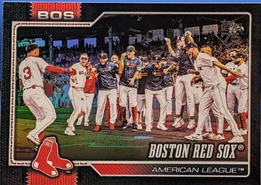 Boston Red Sox [Black Sandglitter] #198