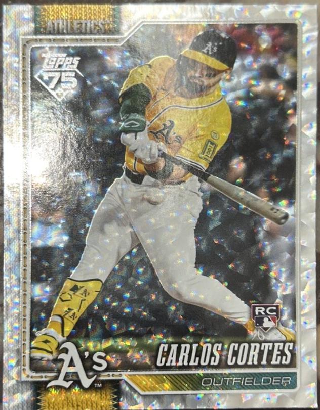 Carlos Cortes [Silver Crackleboard] #249