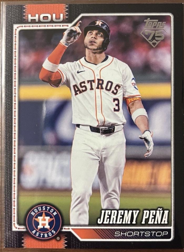 Jeremy Pena [Black Border] #307