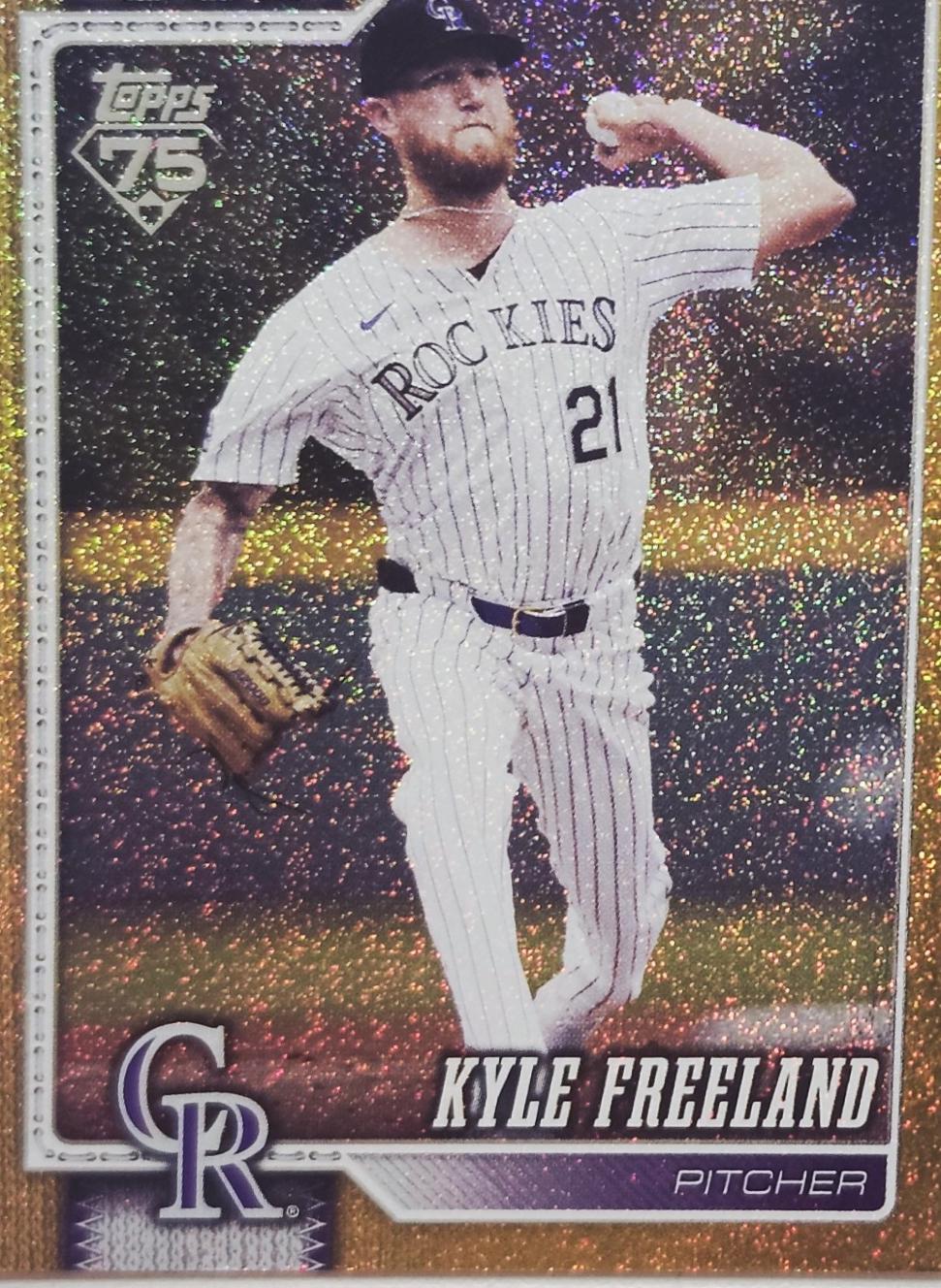 Kyle Freeland [Gold Sandglitter] #106