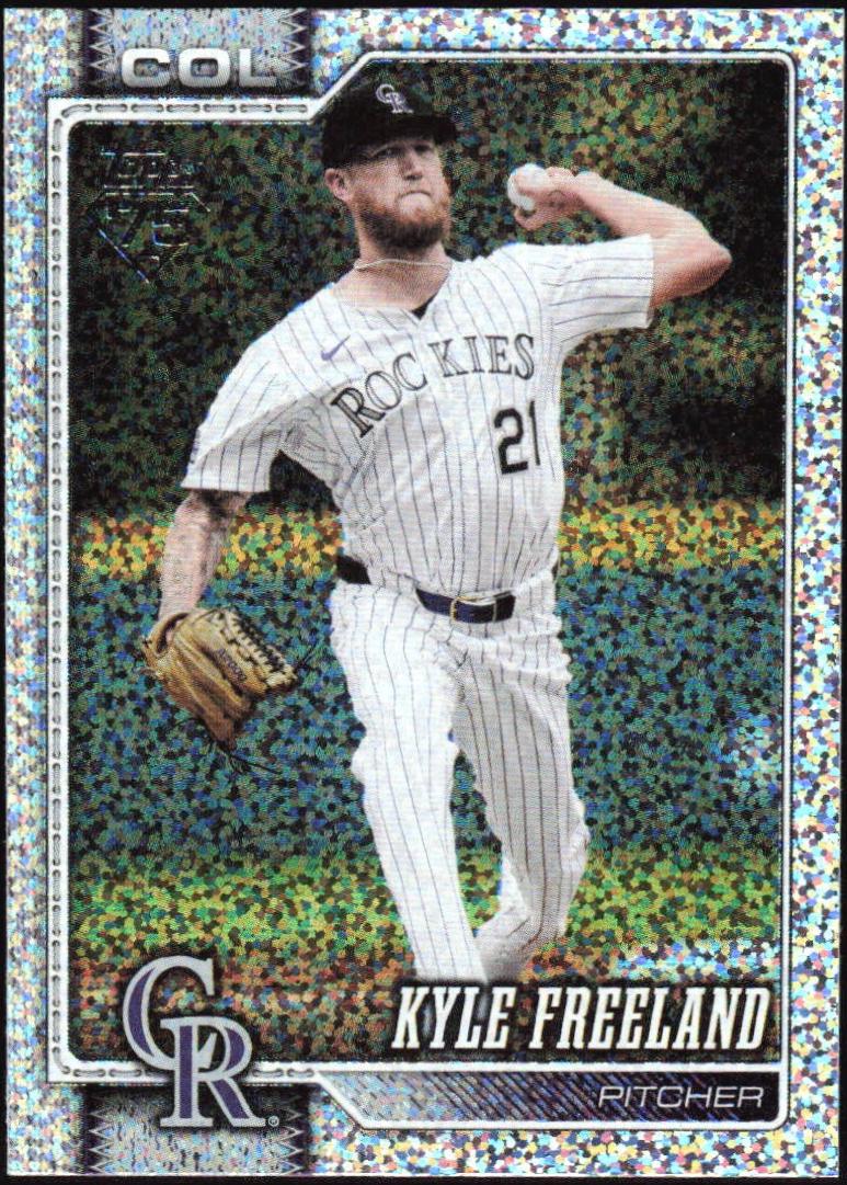 Kyle Freeland [Silver Crackleboard] #106