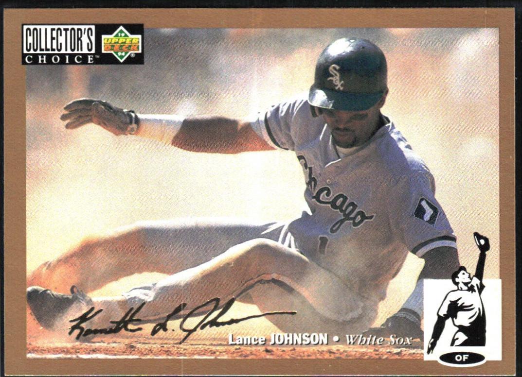 Lance Johnson [Gold Signature] #150