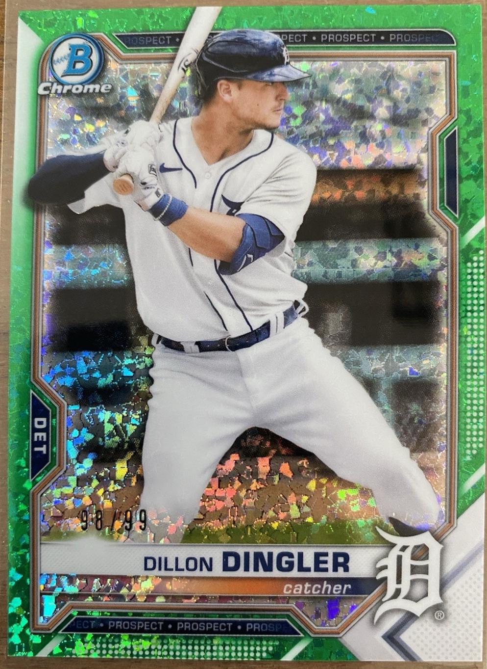 Dillon Dingler [Green Mini Diamond Refractor] #BCP-72