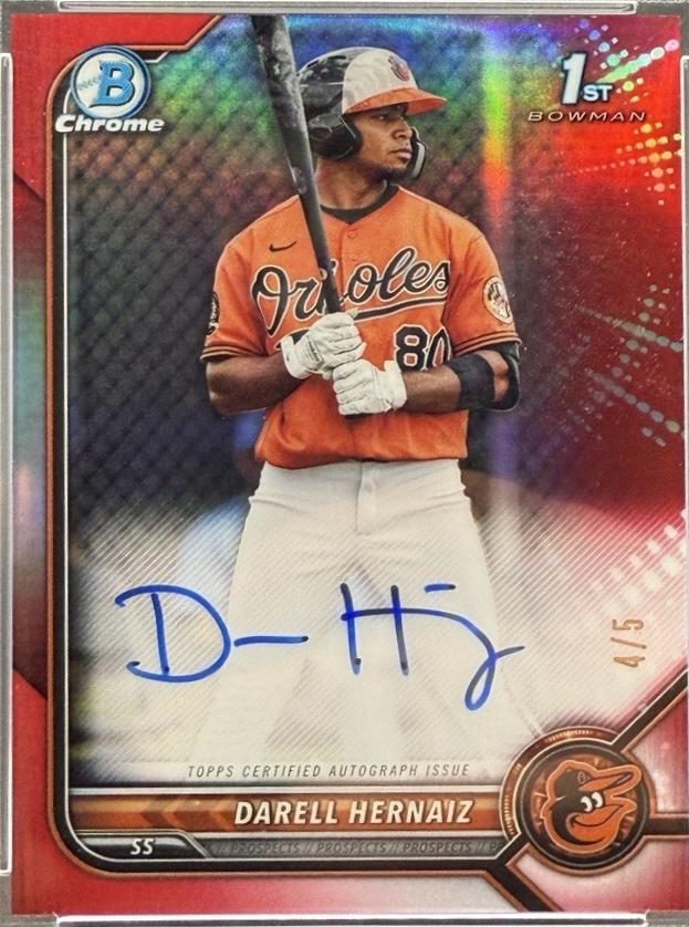 Darell Hernaiz [Red Refractor] #CPA-DHZ