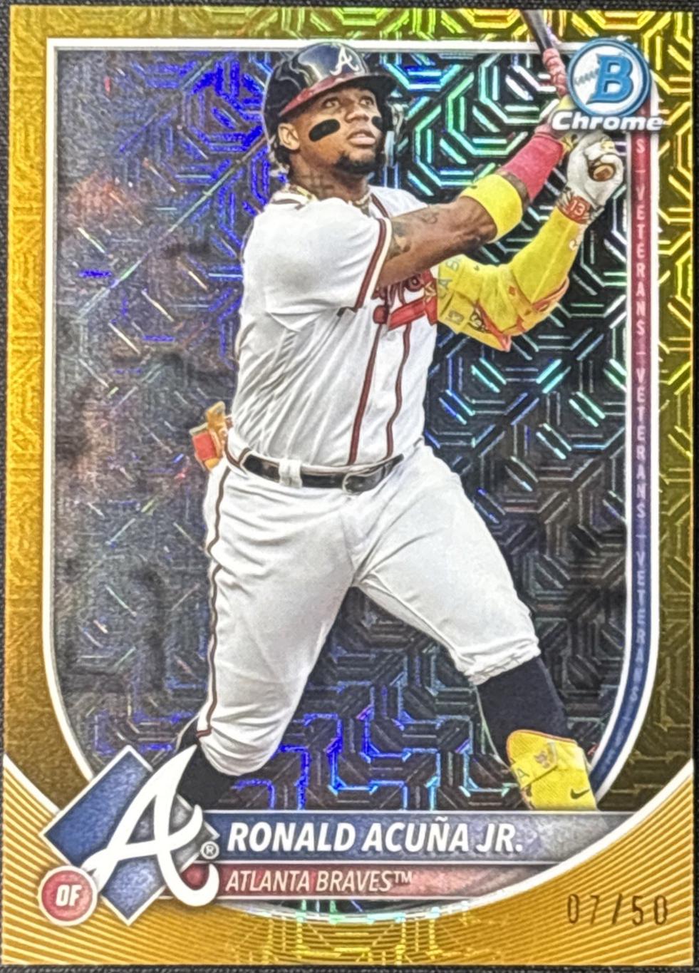 Ronald Acuna Jr. [Gold Mojo Refractor] #13