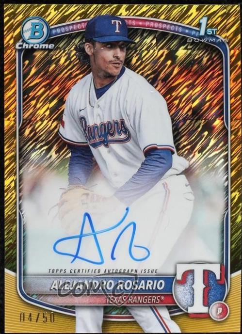 Alejandro Rosario [Gold Shimmer Refractor] #CPA-ARO