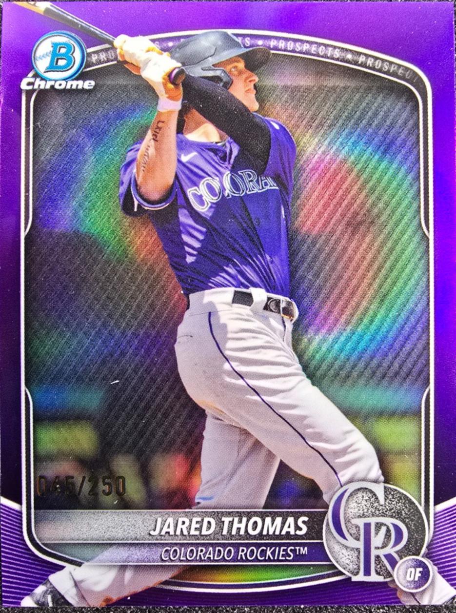 Jared Thomas [Purple Refractor] #BDC-147