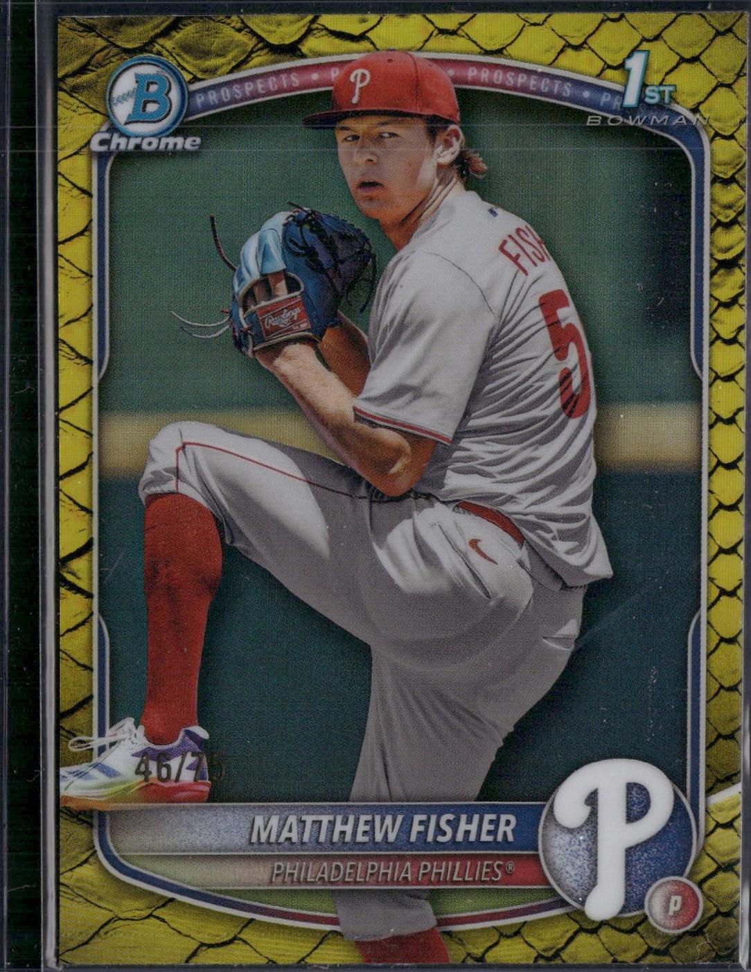 Matthew Fisher [Yellow Reptilian Refractor] #BDC-106