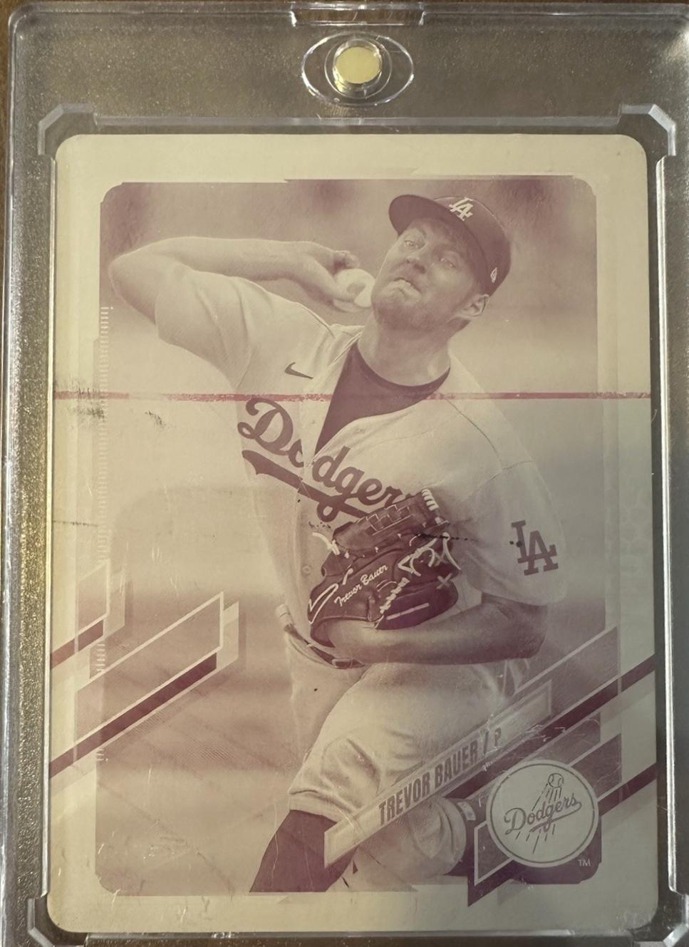 Trevor Bauer [Printing Plate] #650