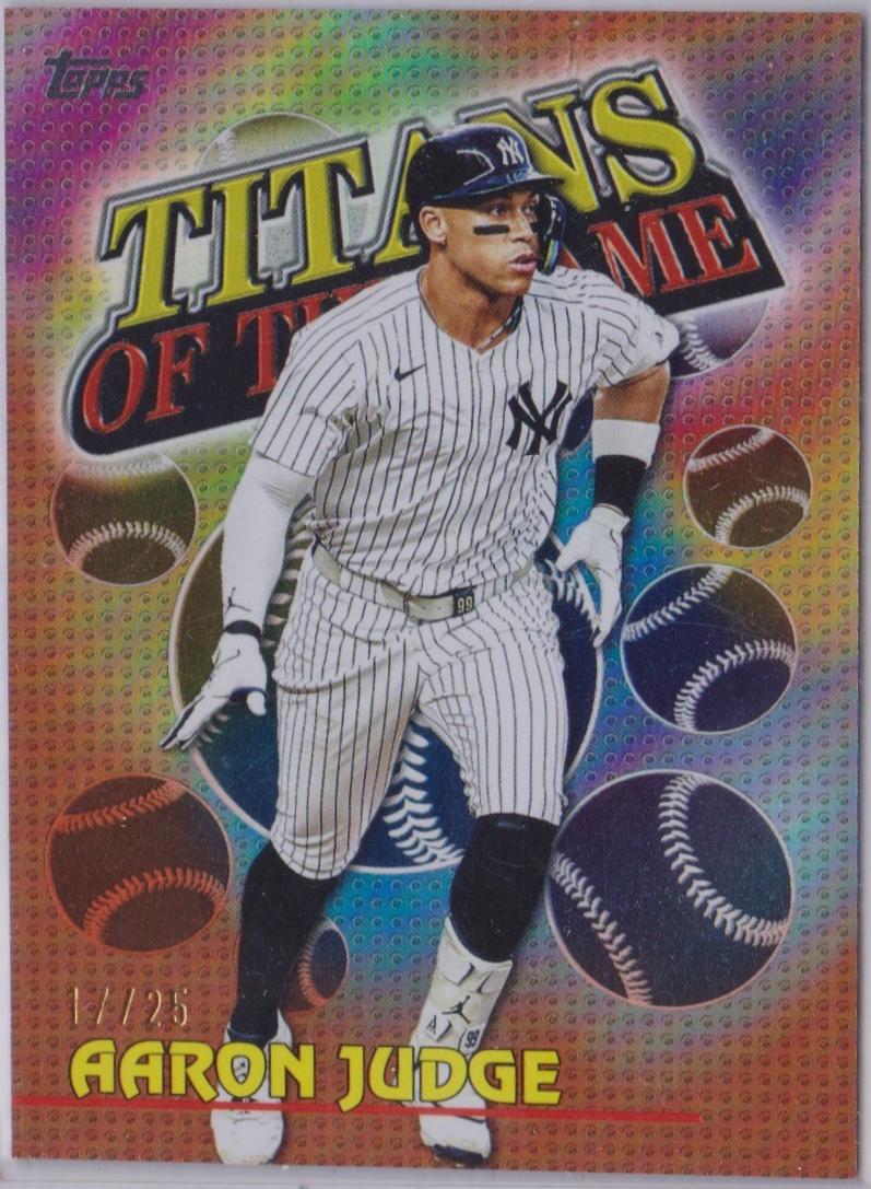 Aaron Judge [Orange Crackleboard Foil] #TOG-3