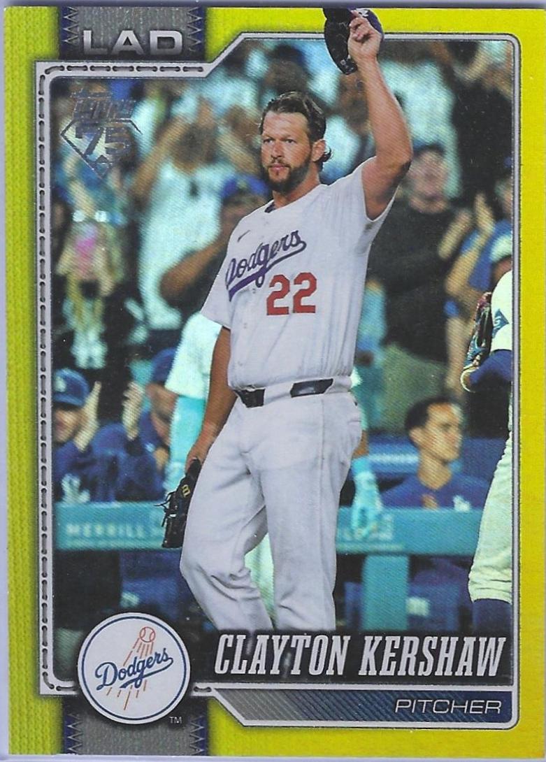 Clayton Kershaw [Yellow Holo] #22