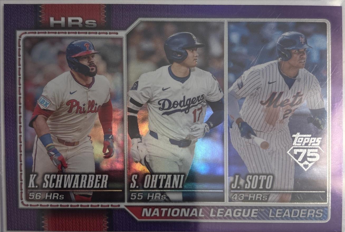 National League Leaders HRs [Purple Holo] #84