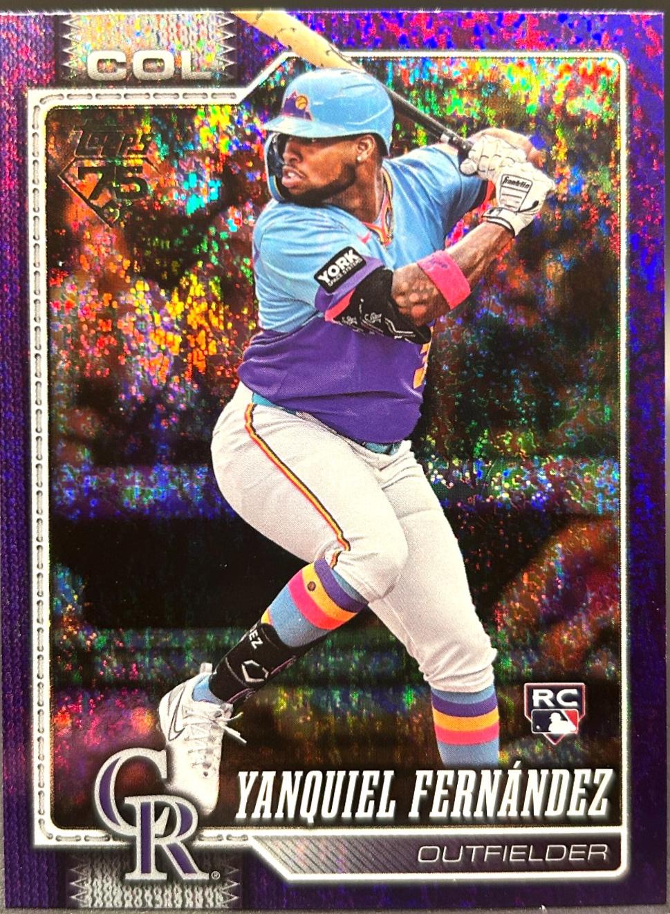 Yanquiel Fernandez [Purple Holo] #116