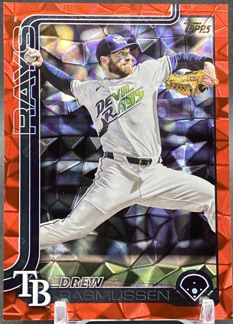 Drew Rasmussen [Red Diamante Foil] #US316