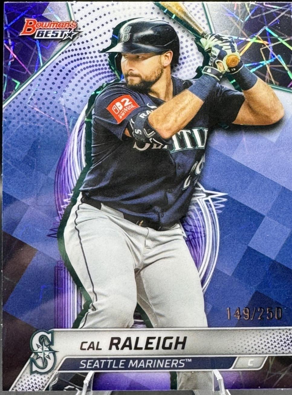 Cal Raleigh [Purple Lazer Refractor] #55