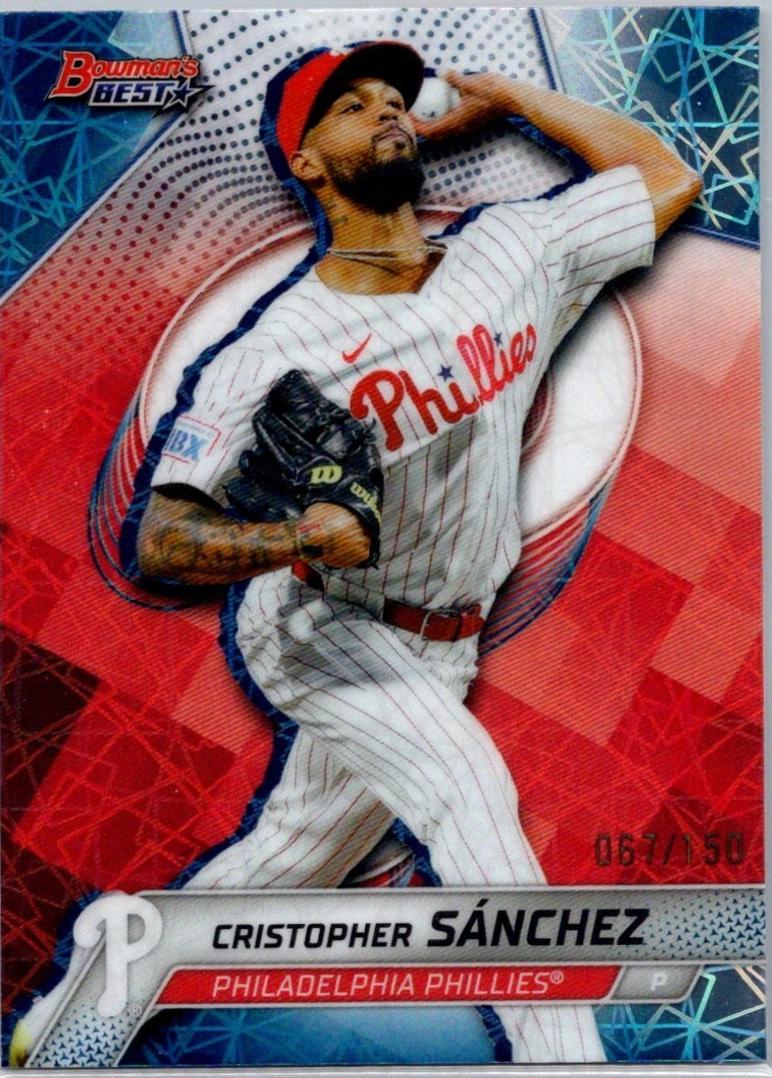 Cristopher Sanchez [Blue Lazer Refractor] #67